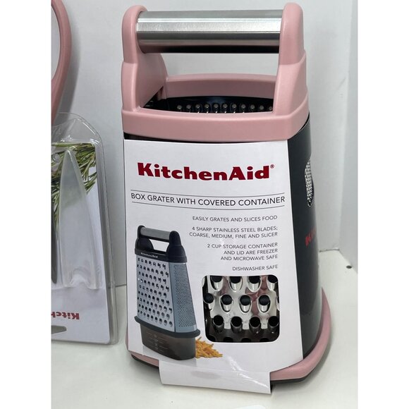 KitchenAid PINK 18-Piece Kitchen Tool & Gadget Set With Pink Handles‎ NEW! - Picture 2 of 8